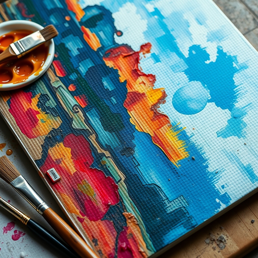 Oil paper in action
