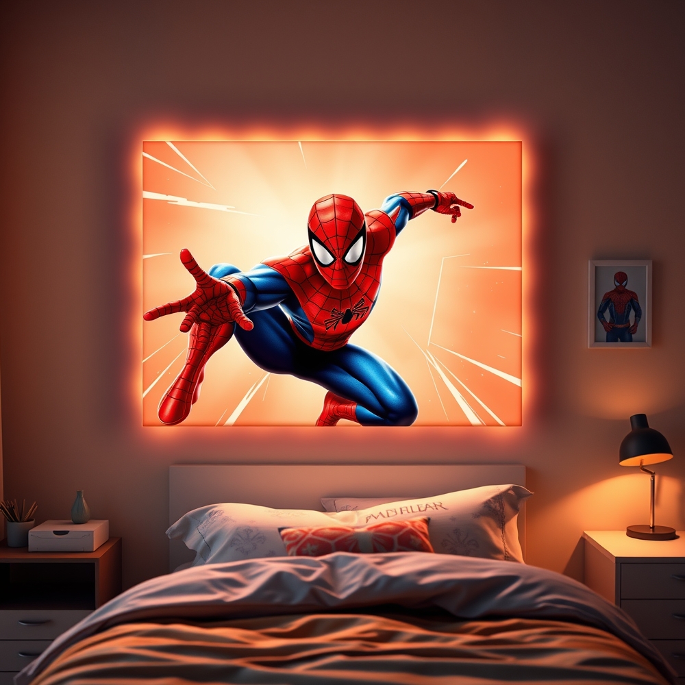 Spiderman Canvas: 7 Ultimate Steps For Amazing Bedroom Decor In 2026 2 spiderman canvas in action