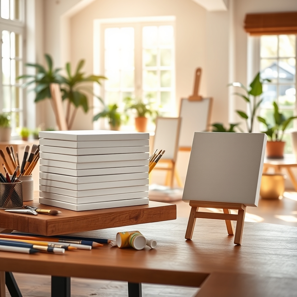 stretched canvas product view