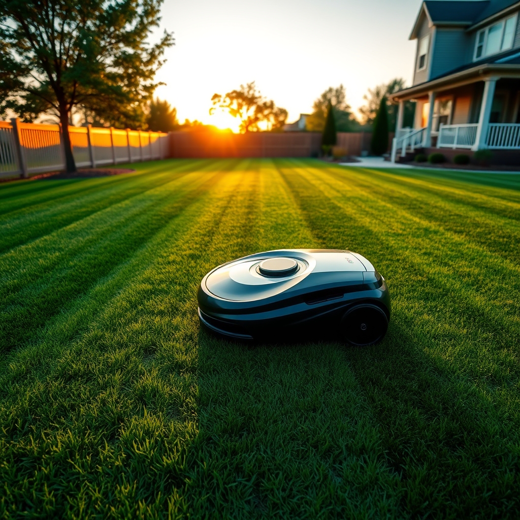 wire-free robot mower large yard - Illustration 3