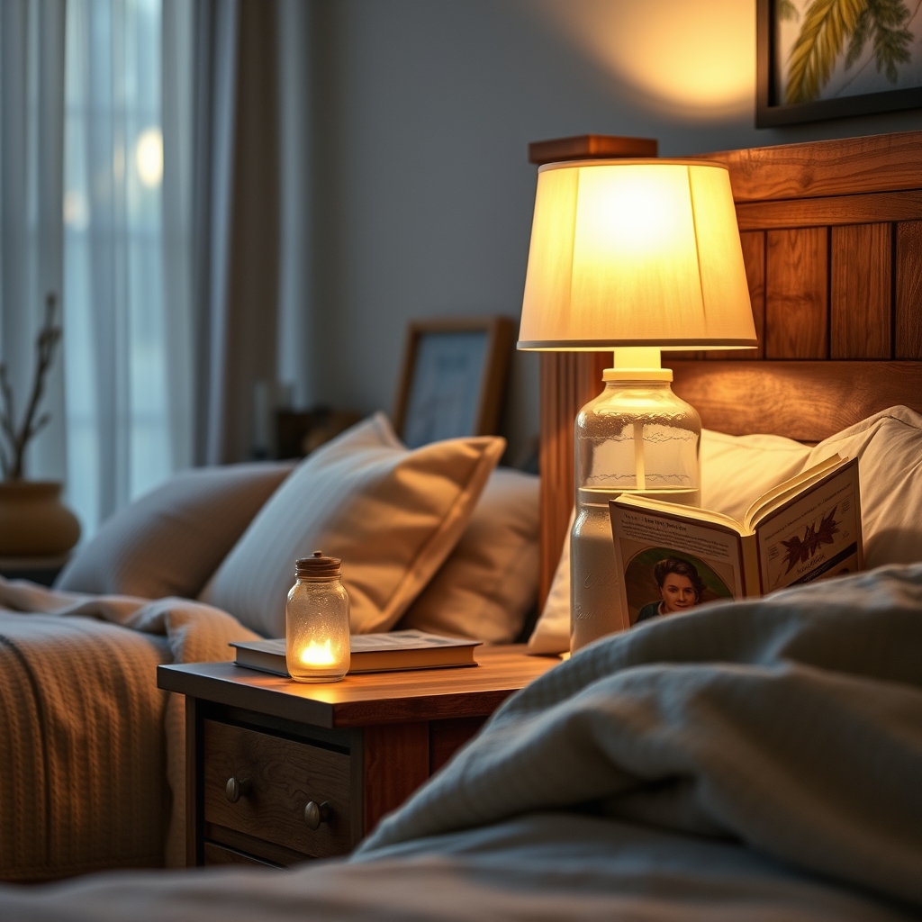 ceramic lamp in action