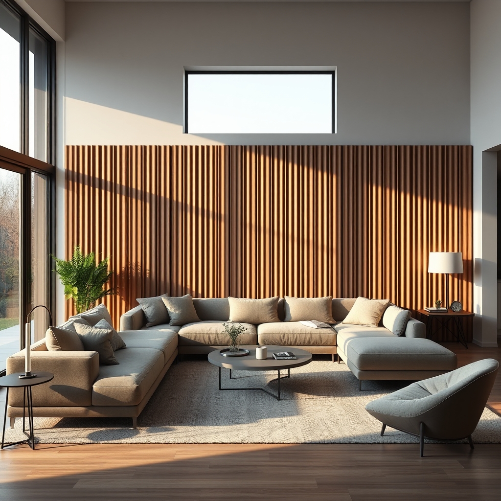 fluted wall panels - Illustration 1