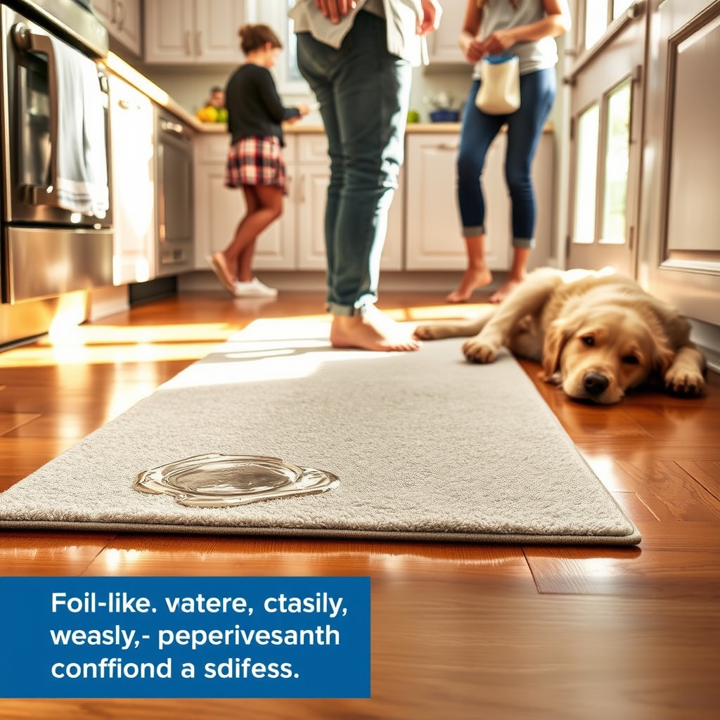 accent rug in action