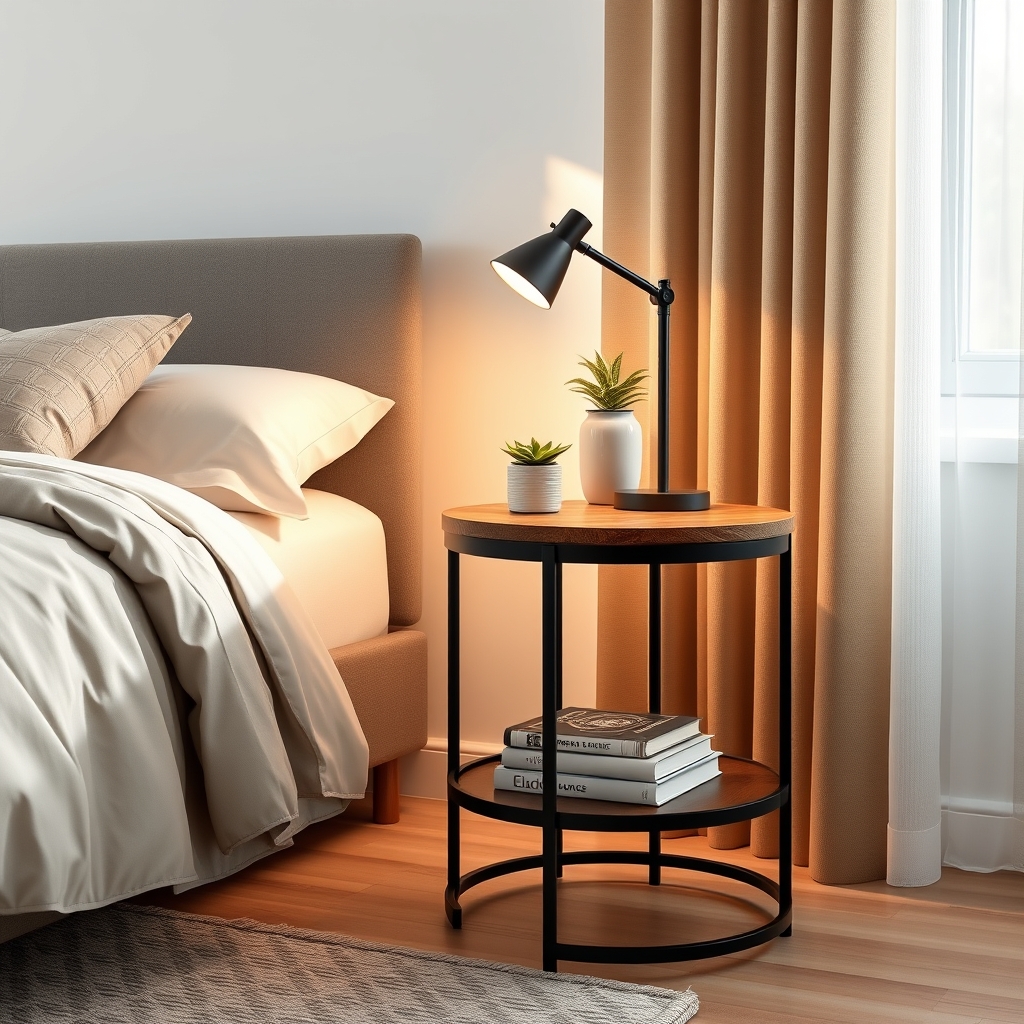 Round Nightstand: 7 Ultimate Buying Secrets for Best Results 2026 1 round nightstand product view